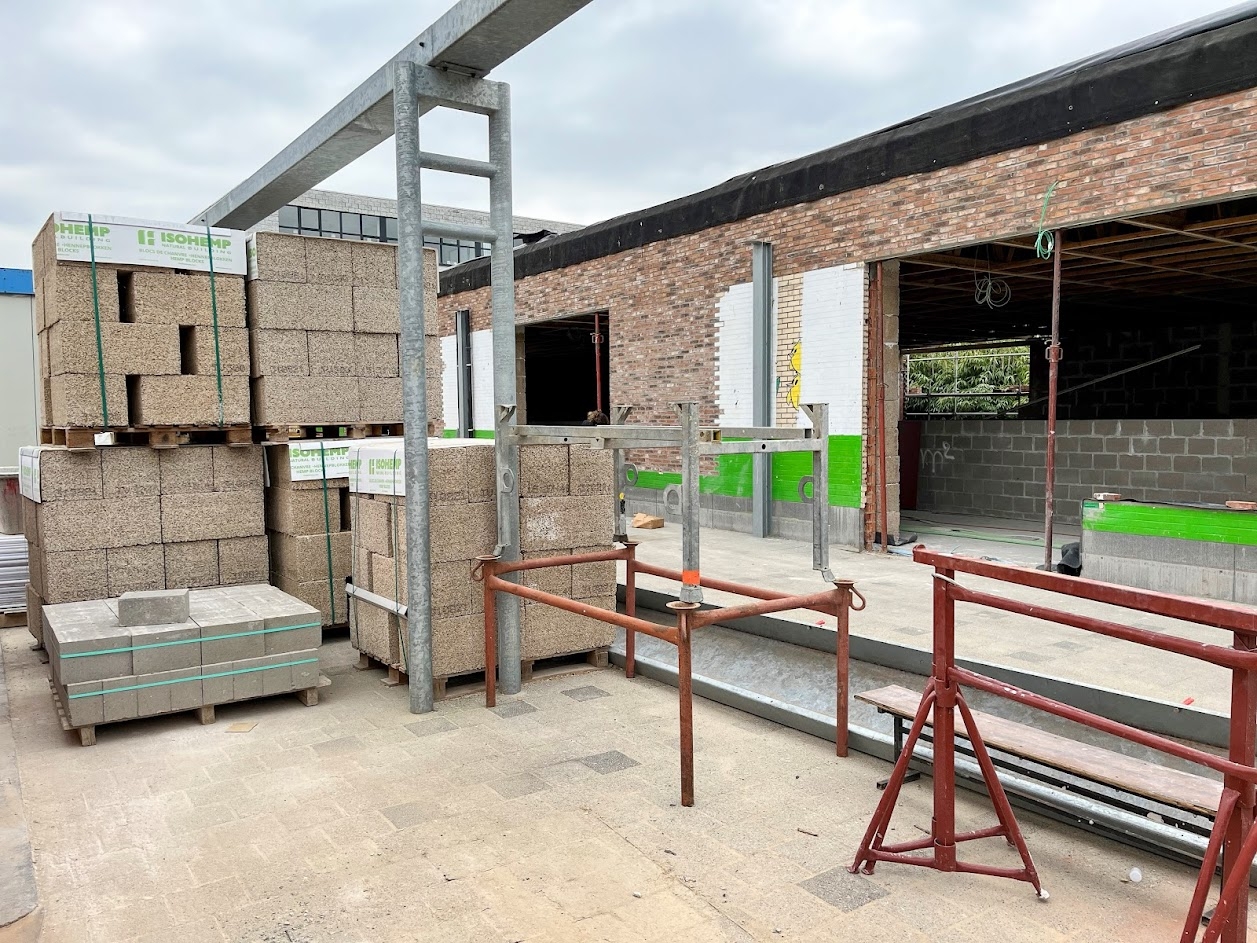 Renovatie van de school De Leertrommel in Opwijk